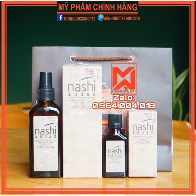 ✅[RẺ VÔ ĐỊCH] TINH DẦU DƯỠN TÓC NASHI ARGAN OIL 30-100ML CHÍNH HÃNG | BigBuy360 - bigbuy360.vn