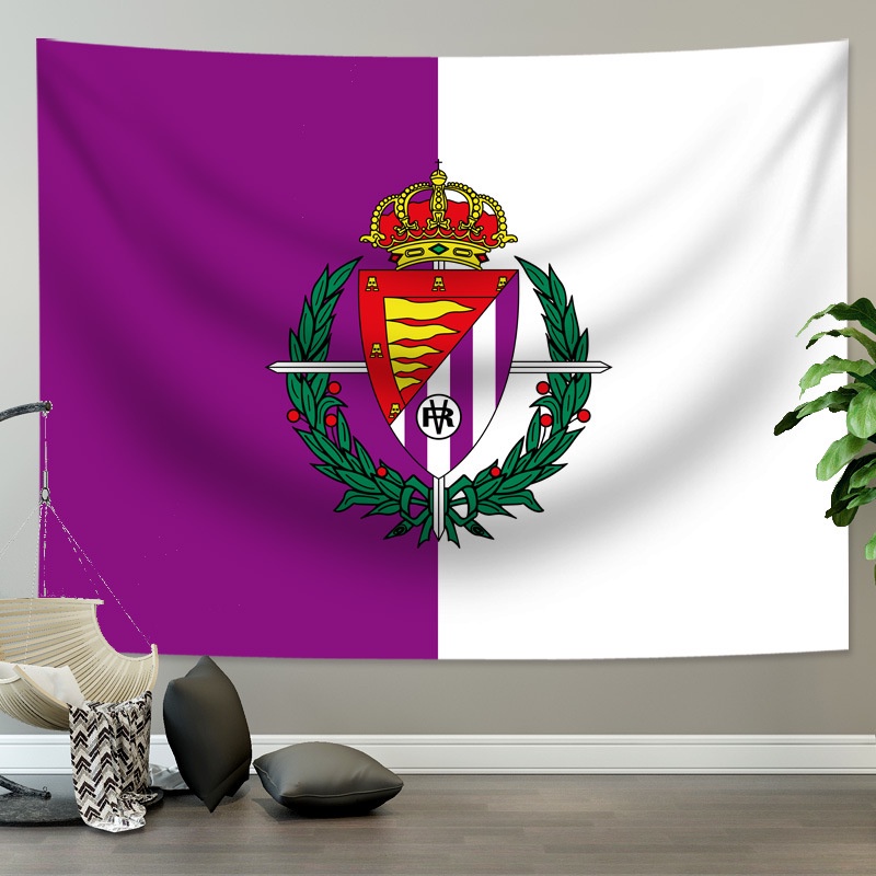 Thảm Treo Tường In Hình Logo Câu Lạc Bộ Real Madrid Barcelona