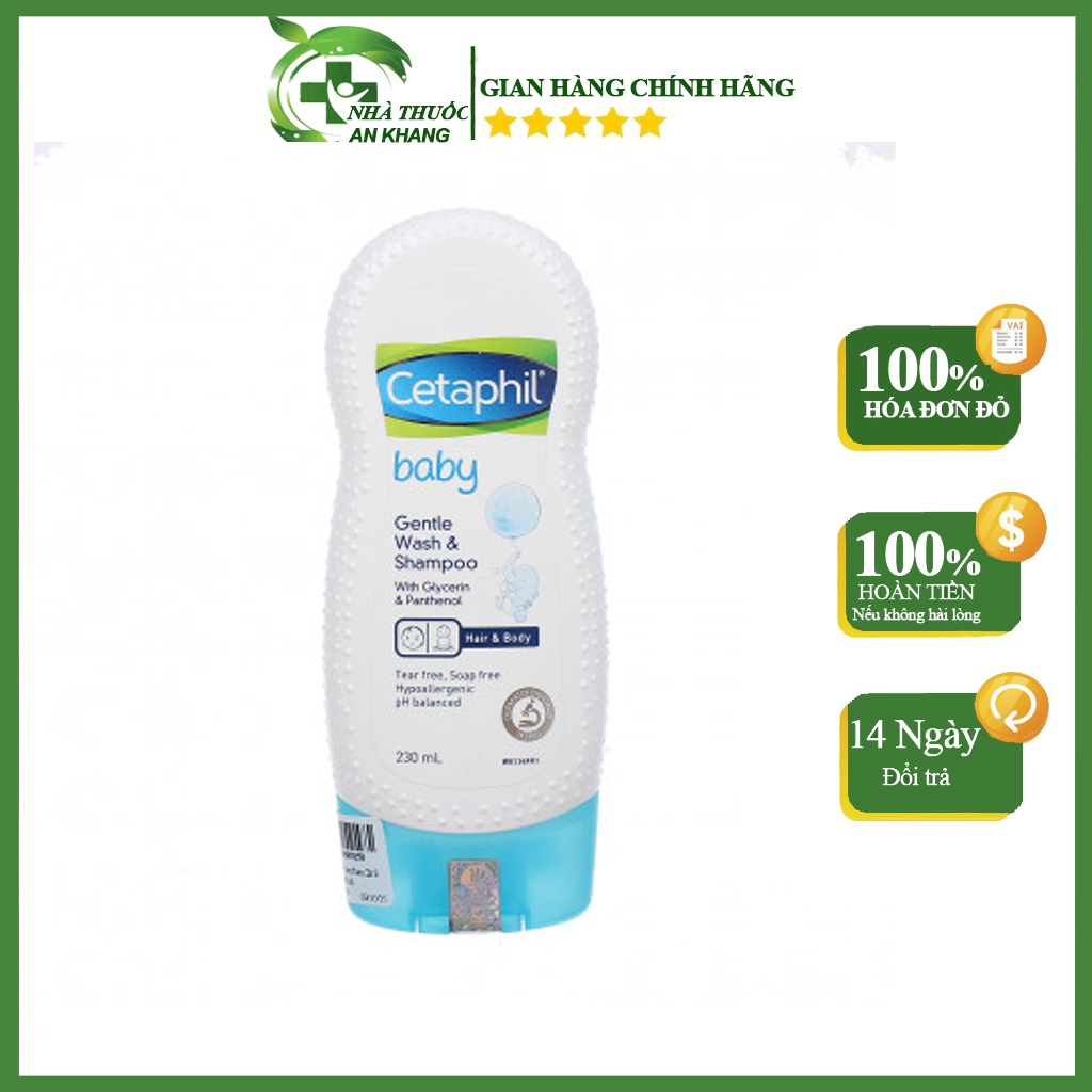 SỮA TẮM GỘI TOÀN THÂN CHO BÉ CETAPHIL BABY WASH AND SHAMPOO 230ML