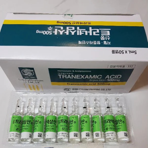 Mesotherapy Transamin cấy giảm nám TRANEXAMIC ACID 500MG HỘP 50 ỐNG X 5ML CỦA HÀN QUỐC