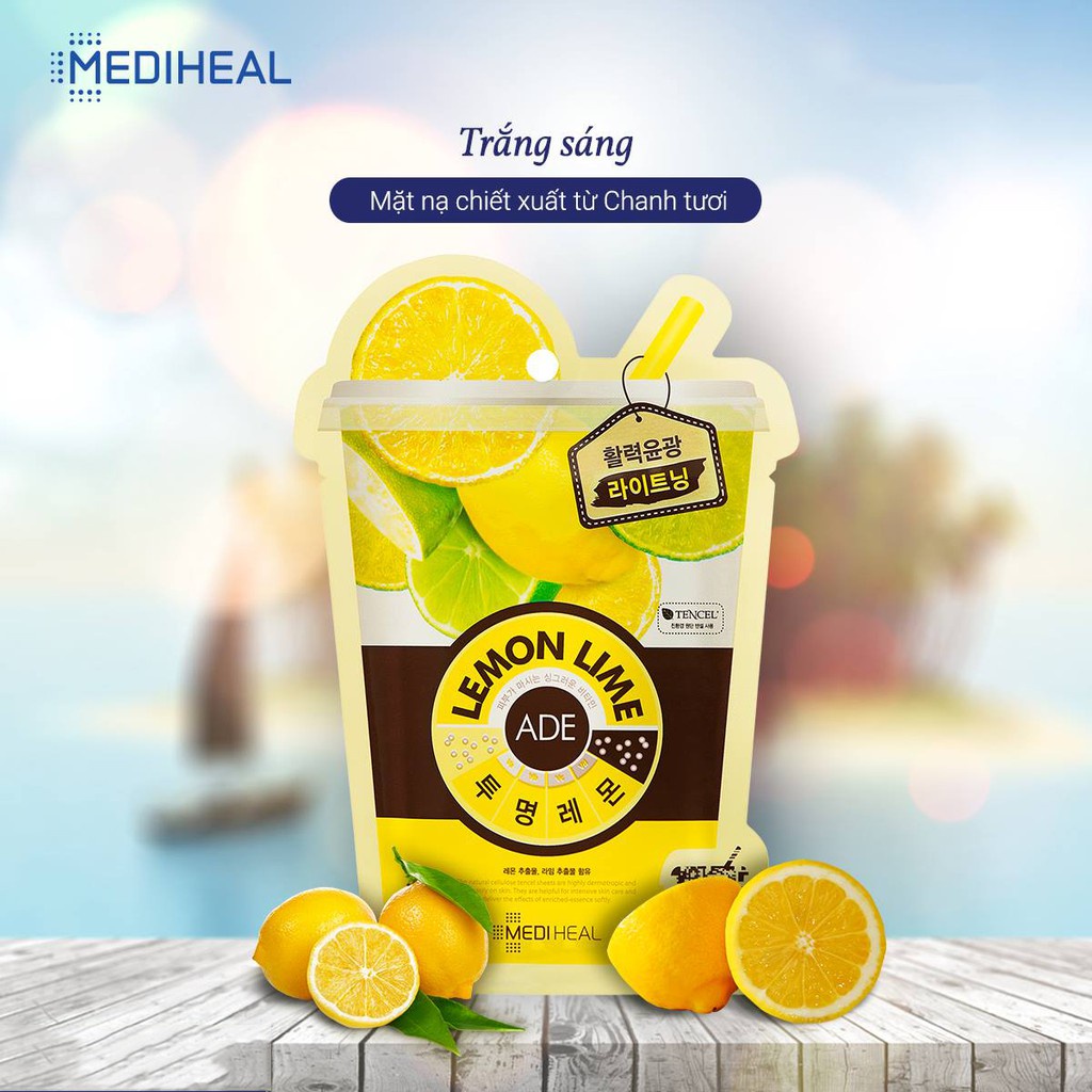 Mặt Nạ Hương Trái Cây Dưỡng Da Cấp Ẩm Chính Hãng Mediheal Essential Mask EX 25ml