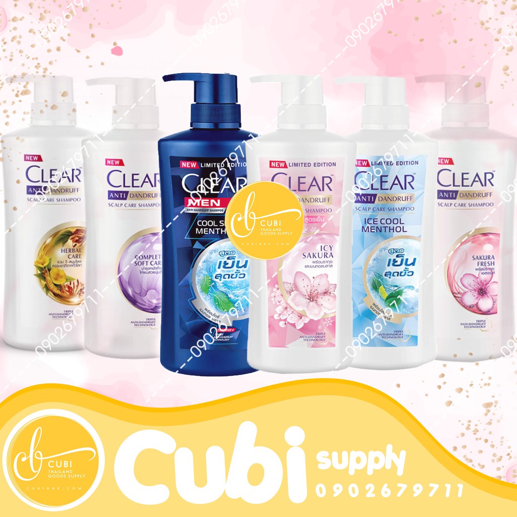 Dầu Gội Clear Thái Lan [435 - 480ml]