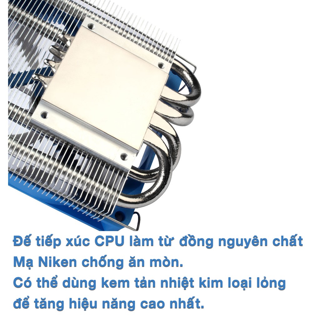 Fan CPU Jonsbo HP 400 - Quạt tản nhiệt CPU ITX topdown Jonsbo HP400 chính hãng - Tản nhiệt low profile Jonsbo HP-400