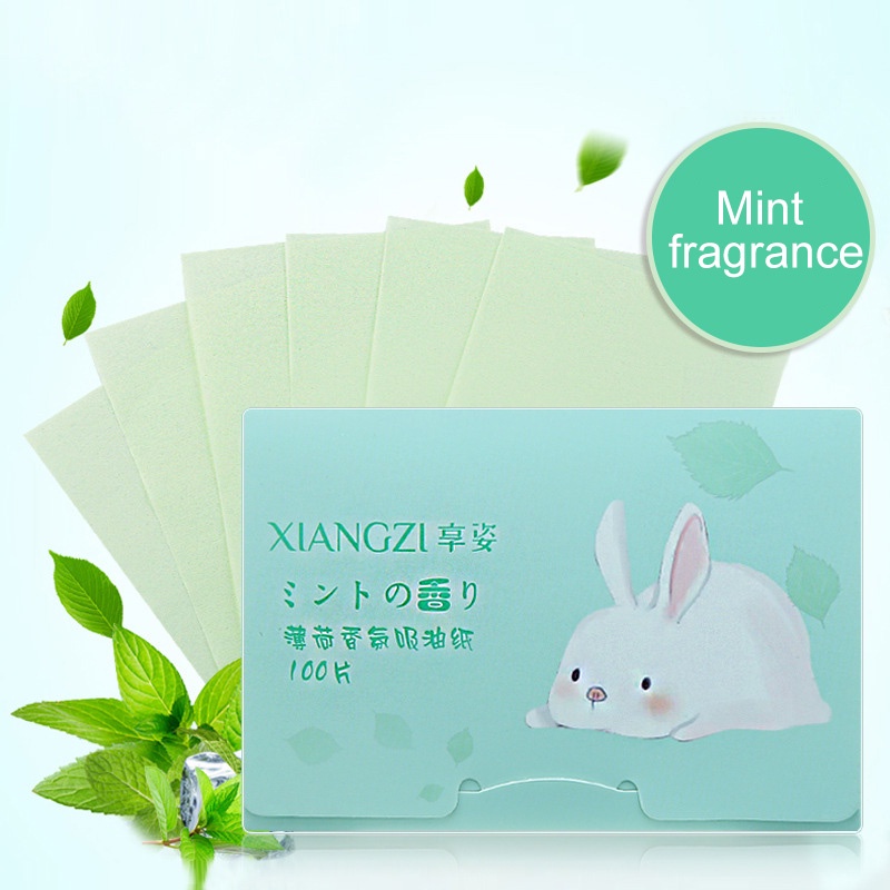 Bộ 100 Tờ Giấy Thấm Dầu XIANGZI Làm Sạch Da Mặt