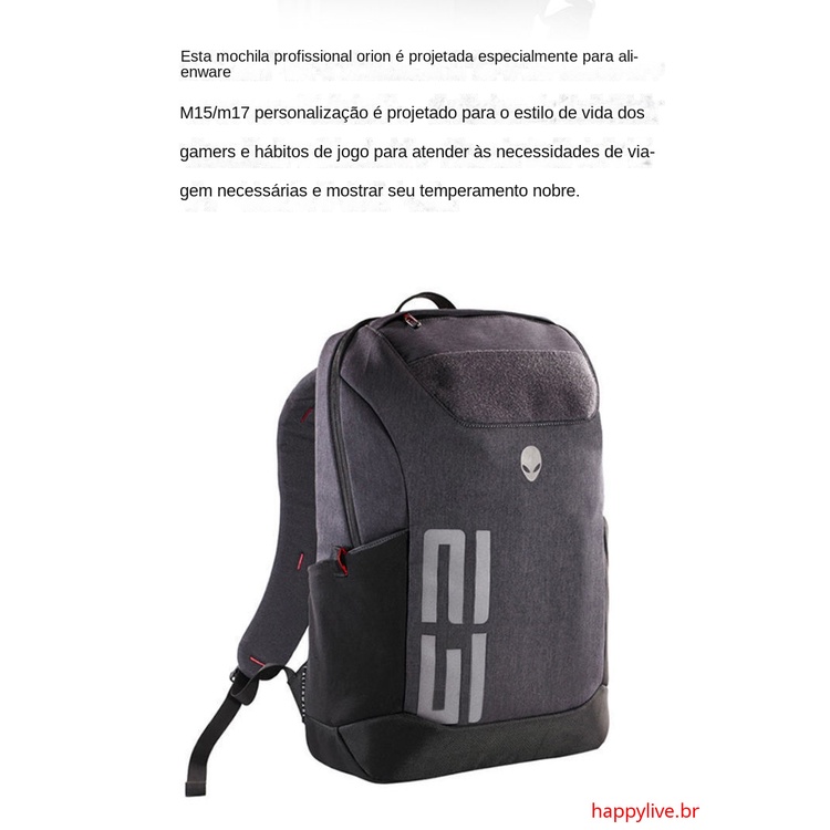 ALIENWARE Ba Lô Đựng Laptop Trọng Lượng Nhẹ Chống Thấm Nước Phong Cách Mới 2022 15.6 17 Inch Dell
