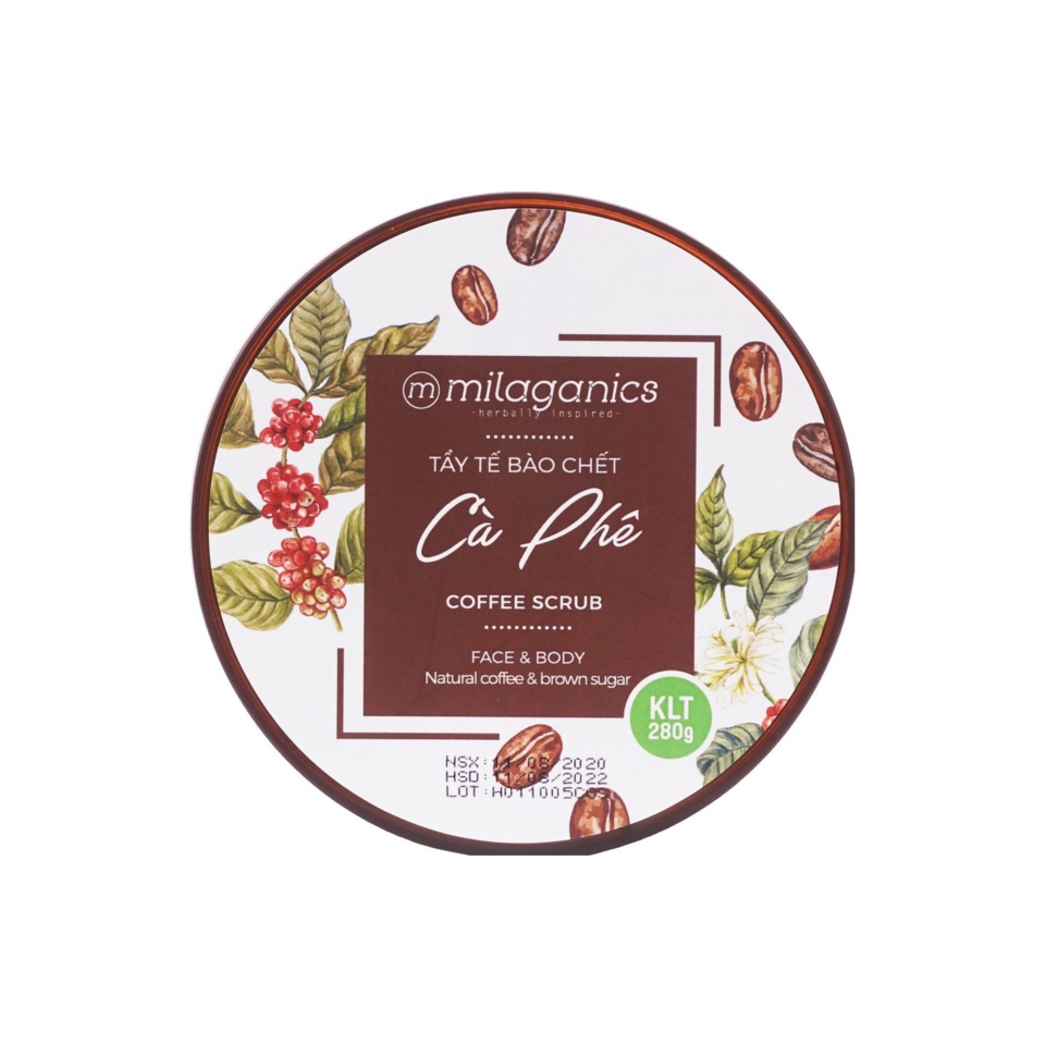 [HB Gift] Tẩy Tế Bào Chết Cafe Milaganics 280gr | WebRaoVat - webraovat.net.vn