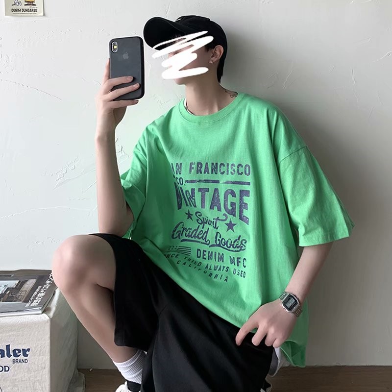 Áo thun oversize form rộng tay lỡ oversize phông nam unisex cổ tròn streetwear VINTAGE giá rẻ hàn quốc SamMy96 Shop