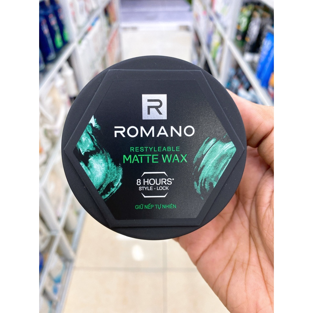 Wax Vuốt Tóc Nam Romano 68g Chính Hãng Mẫu Mới