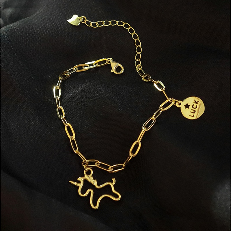 Vòng tay kỳ lân may mắn Hàn Quốc Vòng đeo tay nữ thời trang đơn giản