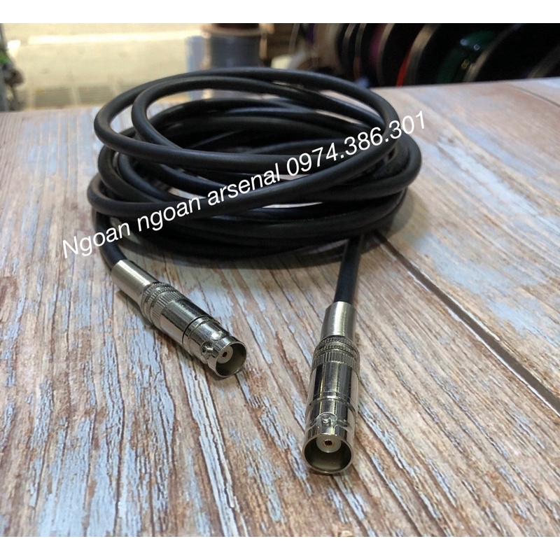 Dây nối dài BNC SDI 1 đầu đực 1 đầu cái, dây BNC 2 đầu cái hàng chất lượng