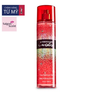 Xịt thơm Bath and Body Works A Thousand Wishes (236ml)