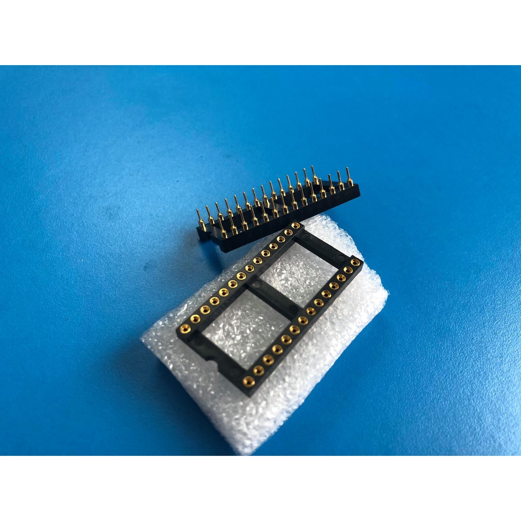 Chân đế IC DIP28 mạ vàng | Shopee Việt Nam