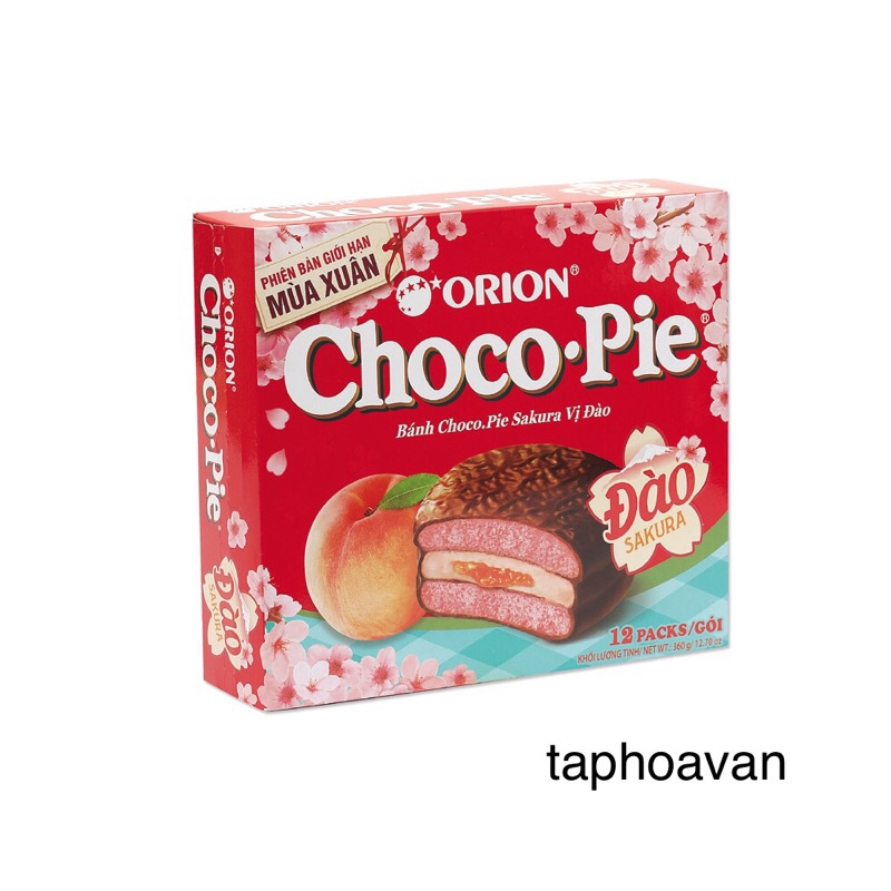 Bánh Chocopie hộp 12 cái đủ vị