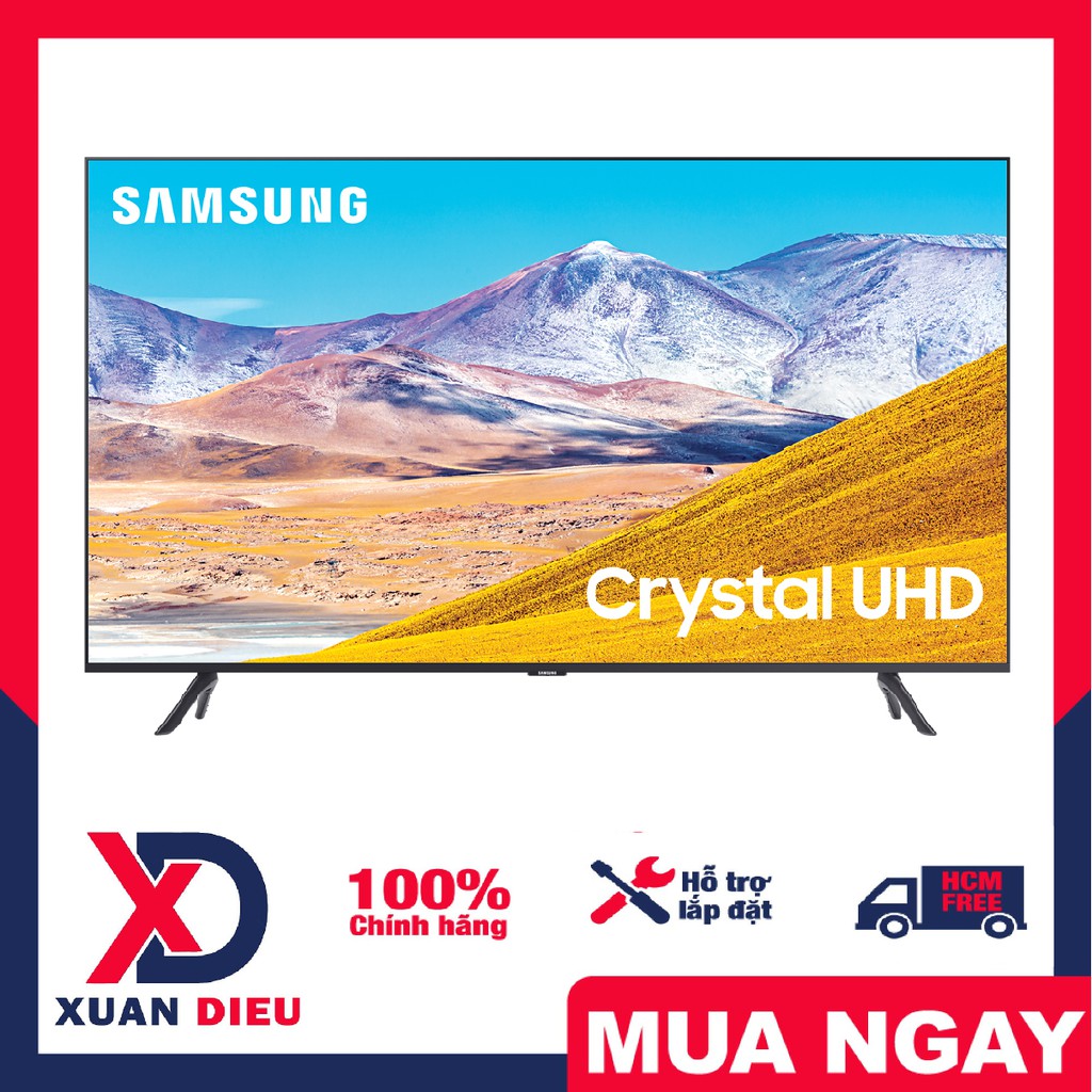 Smart Tivi Samsung 4K 75 inch UA75TU8100 - Tính năngNetflix,HDR,Youtube.bảo hành 2 năm.Giao miễn phí HCM.giao trong ngày