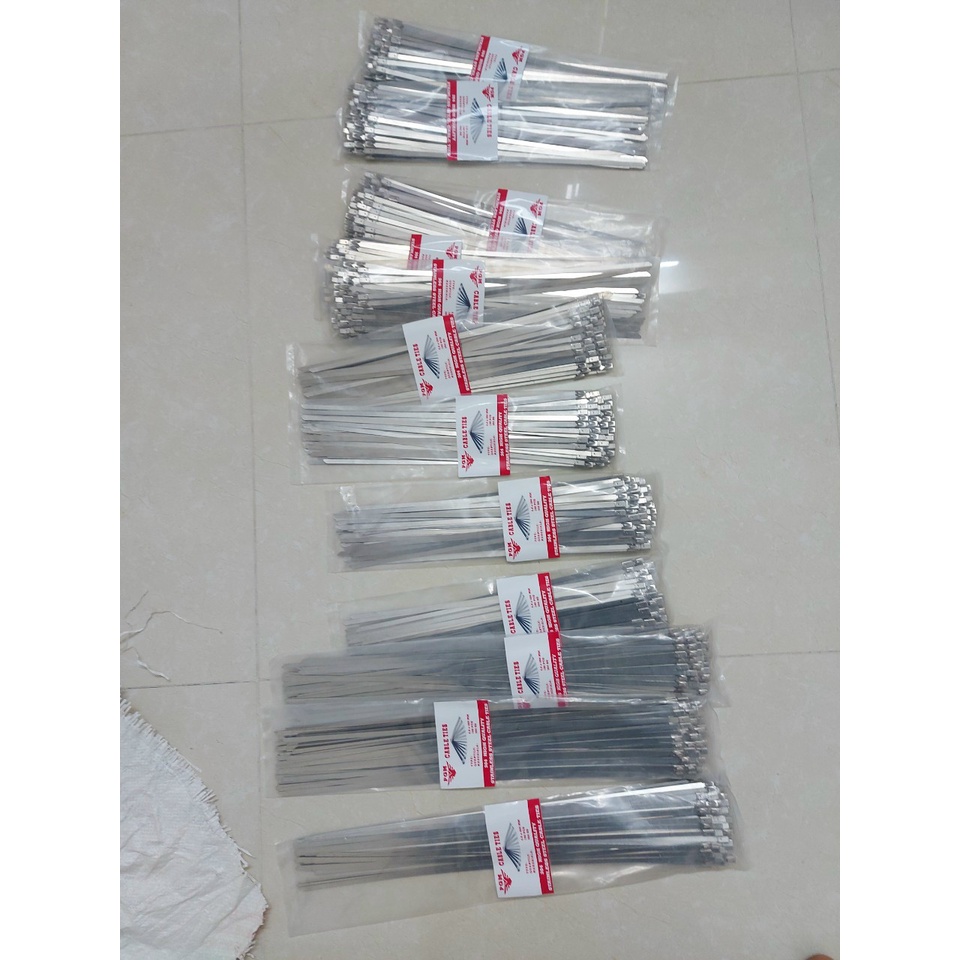 Dây rút inox 304 KT 4.6x350mm