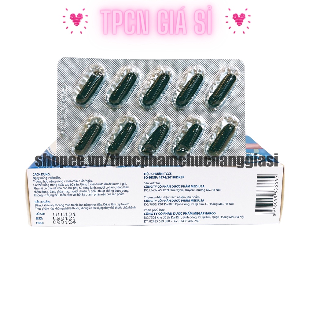 Viên uống bổ não CEREVIT FORT hoạt huyết dưỡng não, tăng cường tuần hoàn não – HỘP 30V