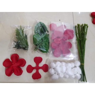 Bộ nguyên liệu làm hoa hồng sáp