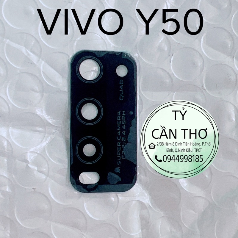 Kính camera Vivo Y20, Y20s, Y21s, Y50, Y19 thay thế