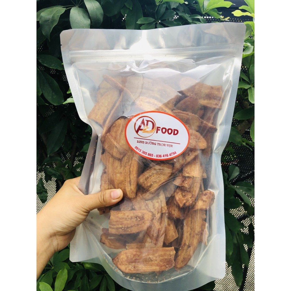 1kg chuối sấy mè gừng