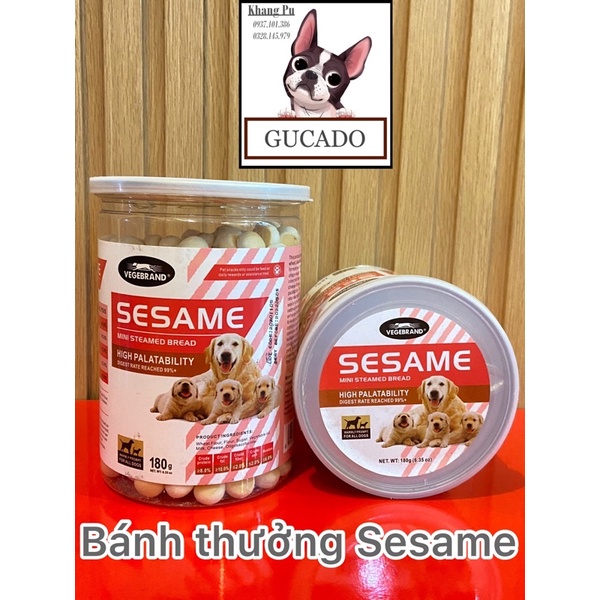 BÁNH THƯỞNG PHÔ MAI SESAME CHO CHÓ