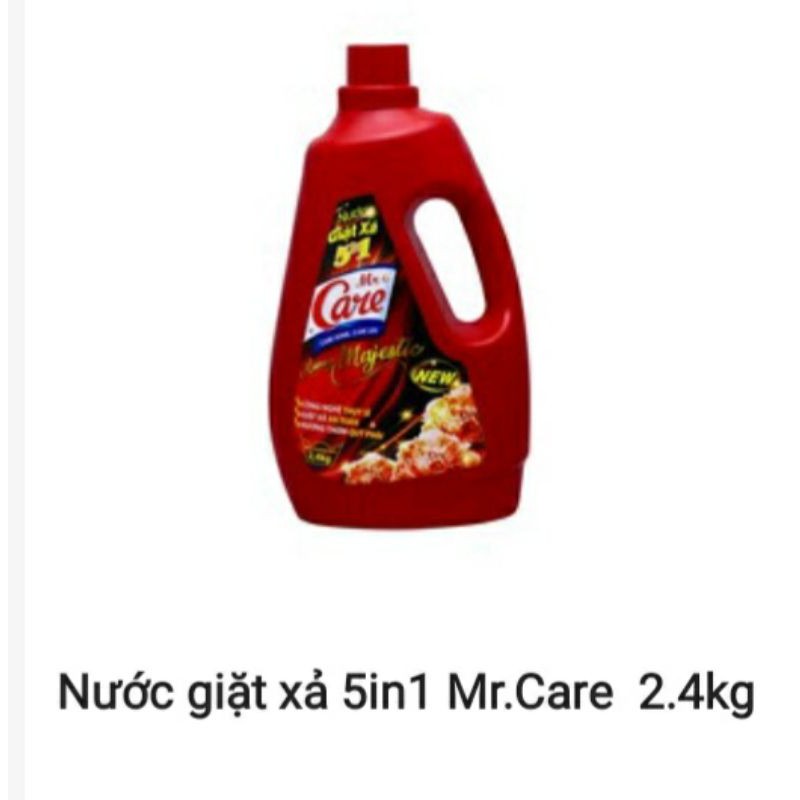 nước giặt xả mr care 2.4kg