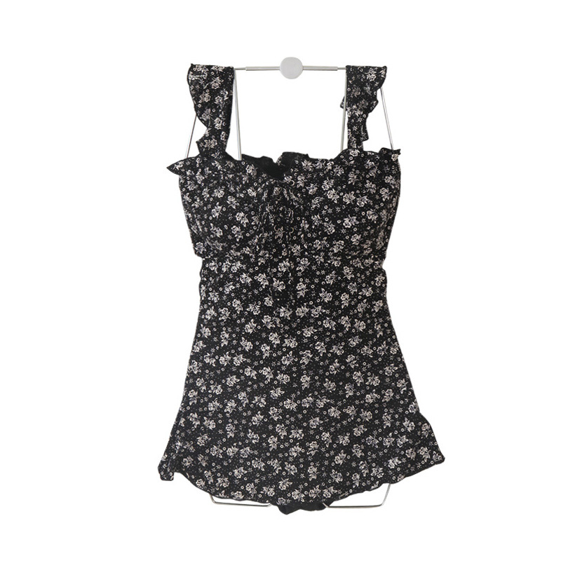 Set Đồ Tắm In Họa Tiết Hoa Phong Cách Hàn Quốc Dành Cho Nữ | BigBuy360 - bigbuy360.vn