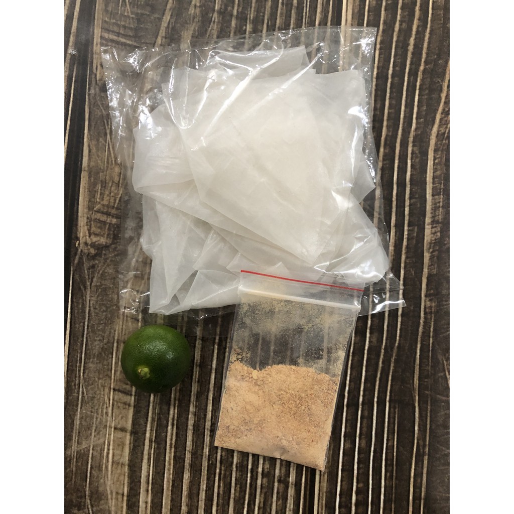 COMBO 10 BỊCH: BÁNH TRÁNG PHƠI SƯƠNG TẮC MUỐI NHUYỄN BAO GHIỀN