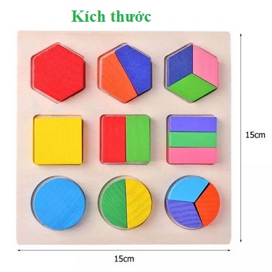 Bảng ghép hình Montessori