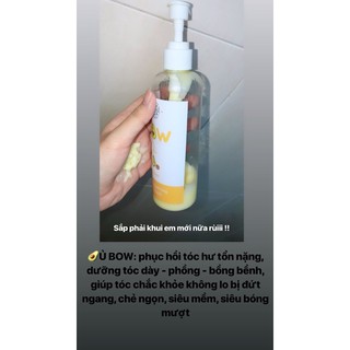 BOW - Kem ủ tóc Bơ Thảo Mộc 🎁cột tóc srunchies