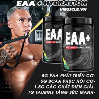 Nutrex EAA + Hydration 30 lần dùng – Bổ sung các Axit Amin cần thiết, phục hồi, xây dựng cơ bắp, duy trì tập