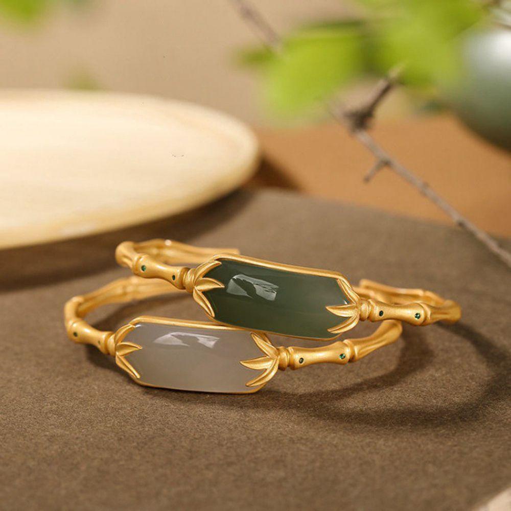 Vòng Tay VANES1 Phong Cách Dân Tộc Quyến Rũ Sang Trọng|Vòng Tay Hở Phong Cách Trung Hoa Cho Bạn Gái