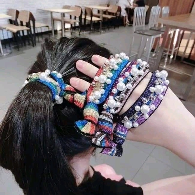 BỘ 3 CHUN TÓC THỔ CẨM