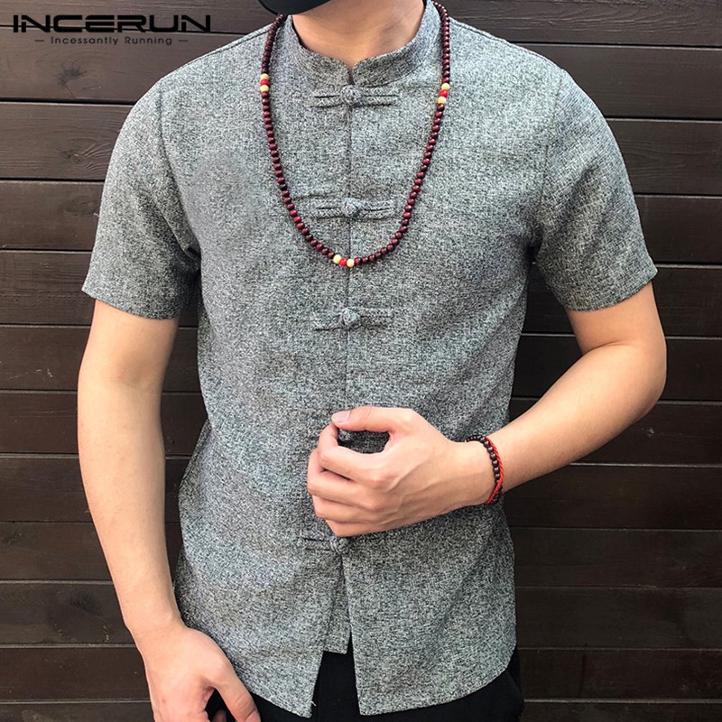 ♛♛Áo nam ngắn tay màu trơn