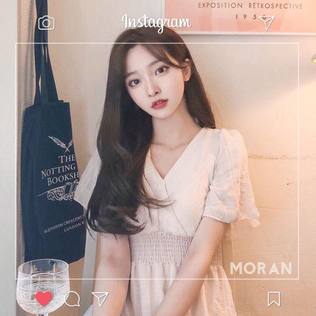 [ SẴN ] -ẢNH THẬT❤️🍑]ĐẦM TIỂU THƯ ULZZANG MORAN CỰC YÊU