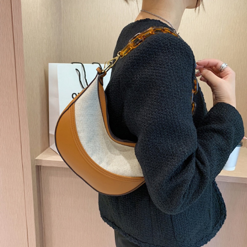 Túi đeo chéo IELGY hình há cảo phối dây xích thời trang cho nữ