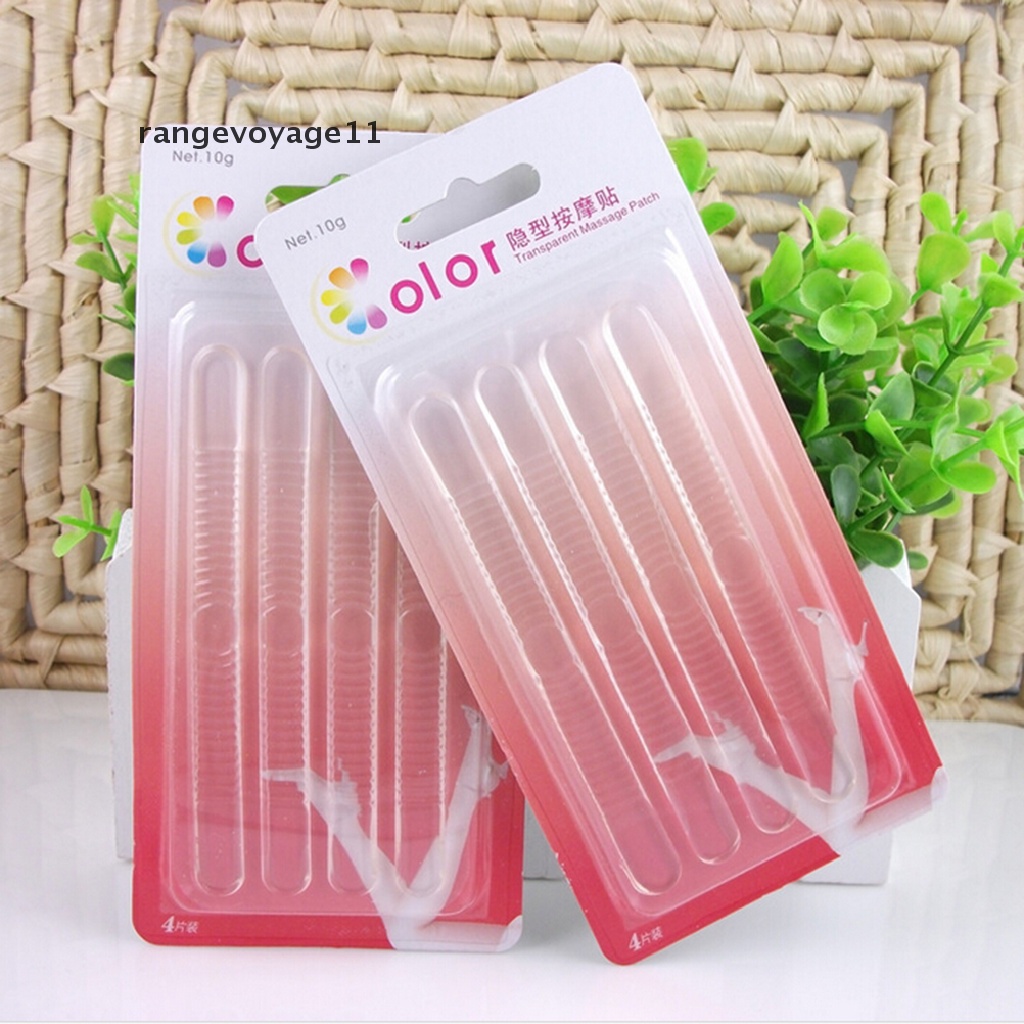 Set 4 Miếng Silicone Dán Đế Giày Cao Gót Unisex Bộ 4 Miếng Silicone Dán Gót Giày Cao Gót