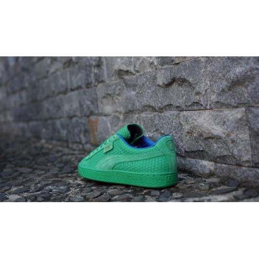 Giày P.U.M.A Suede Archive AOP Green 367337-02