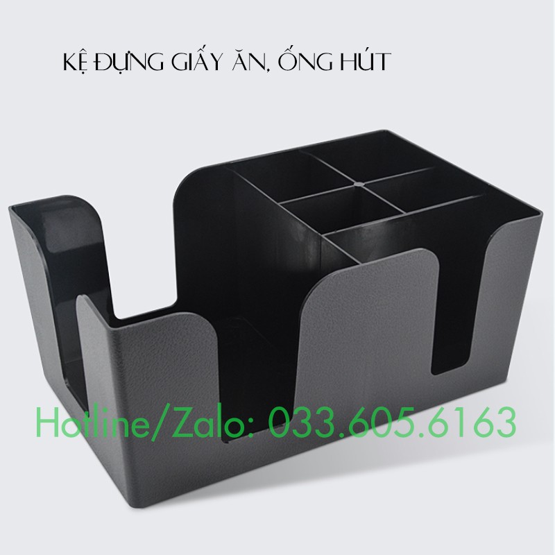 Kệ nhựa đựng Giấy ăn, ống hút, đường que chất đẹp giá rẻ | BigBuy360 - bigbuy360.vn