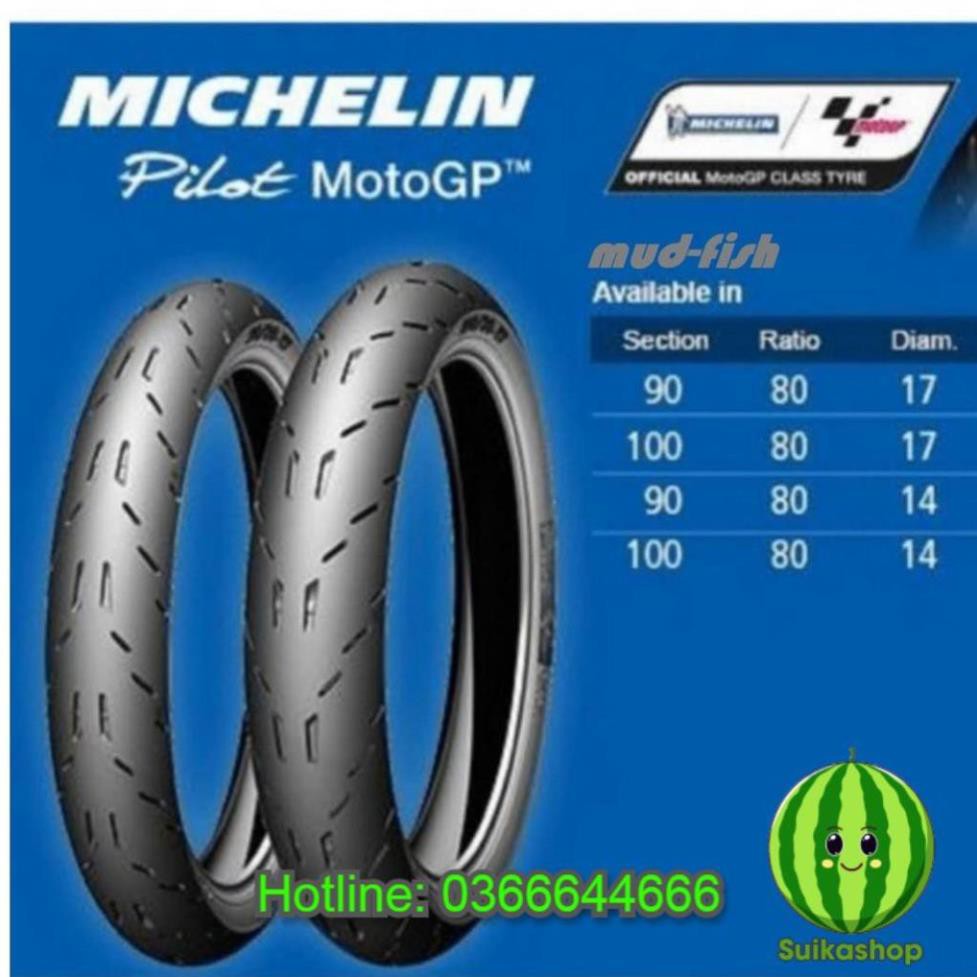 Lốp xe máy Michelin Pilot MotoGP 90/80-17 Thái Lan