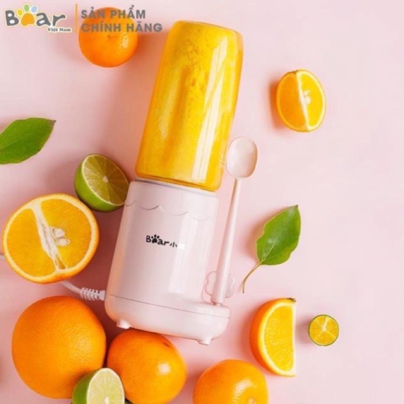 Máy xay đa năng Bear 3 cối thuỷ tinh cho bé ăn dặm GR-B03V1 LLJ-C04J1