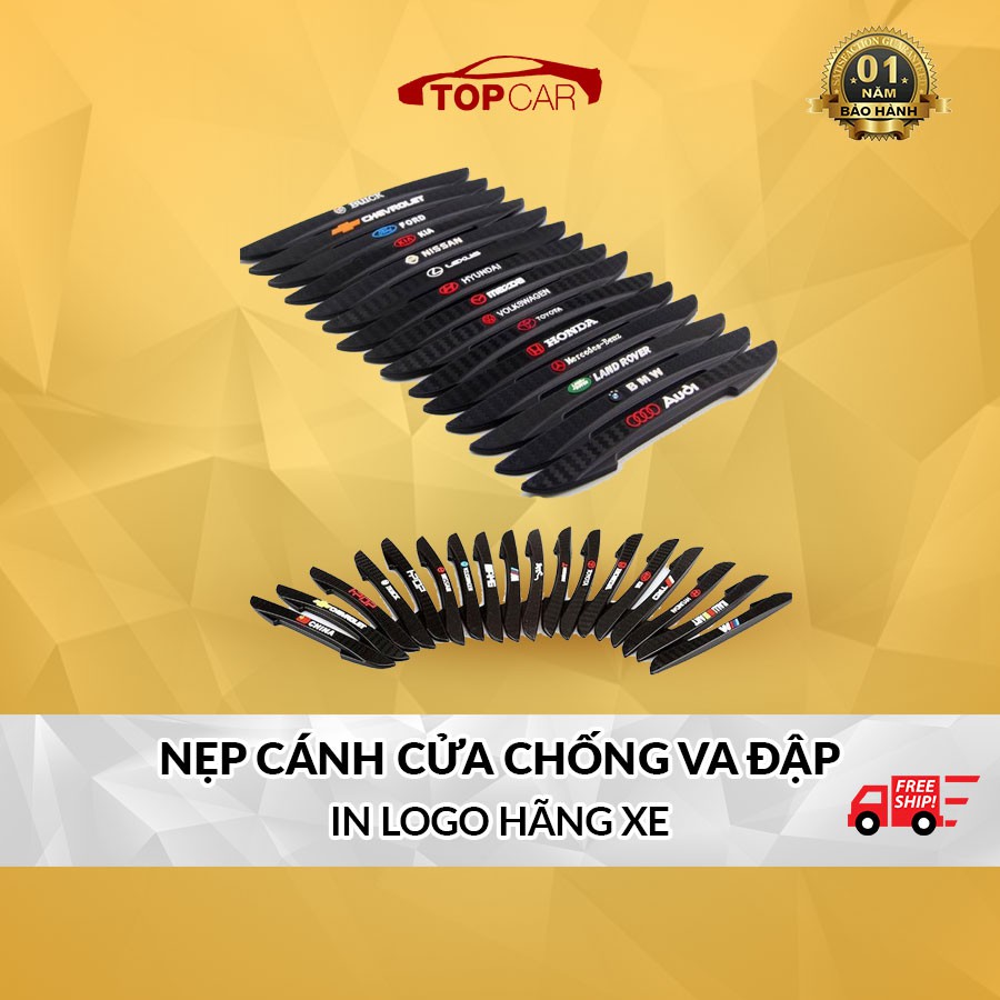 ⚡️BỘ 4 CÁNH⚡️Nẹp Chống Va Đập Cửa Xe Ô Tô Các Hãng Xe