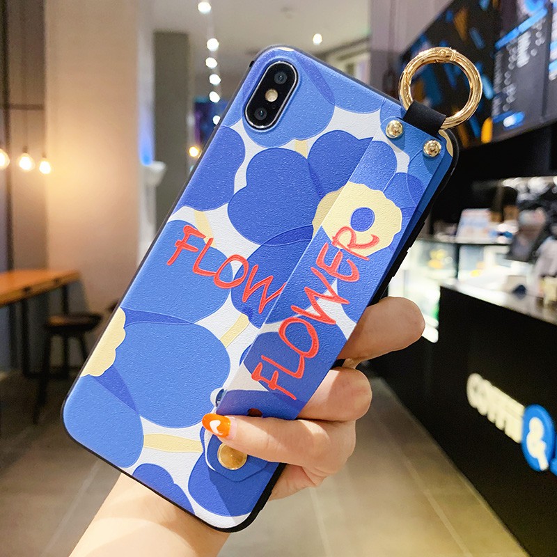 Dây đeo tay thời trang nổi 3D kiểu điện thoại di động mềm và siêu mỏng VIVO S1 V17 V15 Pro Mobile Back Cover Fashion 3D Emboss WristBand Style Soft Slim Phone Case