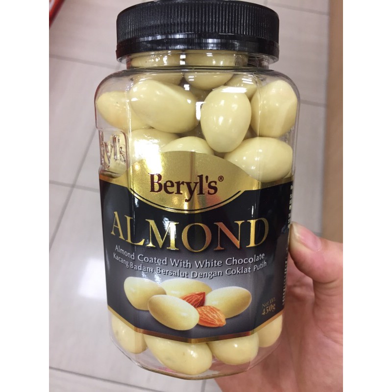 Chocolate Hảo Hạng Almond Beryl’s - Gia Vị Cho Tình Yêu Thăng Hoa hũ 450g ( 4 loại)