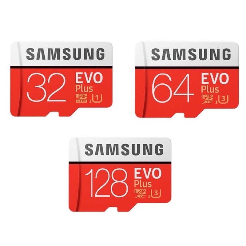 Thẻ nhớ Samsung EVO plus 32G, tốc độ đọc siêu nhanh, lưu trữ văn bản, hình ảnh