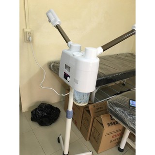 Máy xông hơi mặt 2 cần nóng lạnh bảo hành 12 tháng