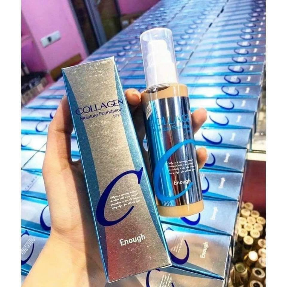 Kem nền Collagen enough 100ml chính hãng Hàn Quốc makeup phù hợp cho tất cả các loại da