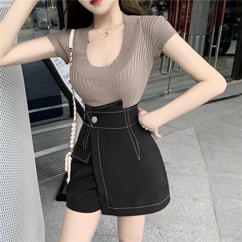 [store 86]Quần giả váy chạy chỉ nổi hot hit
