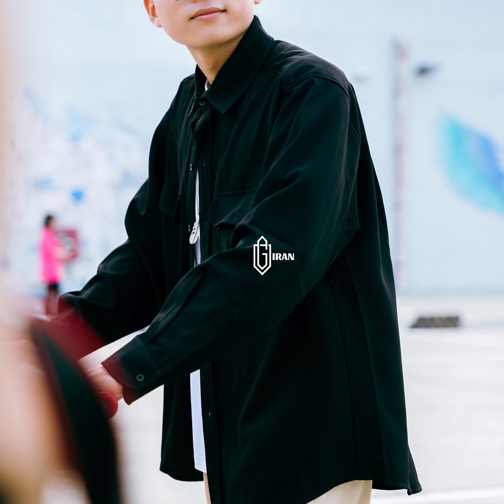 COMBO SET 2 MÓN | ÁO SƠ MI NAM CAO CẤP + ÁO THUN TRƠN VẢI DÀY | GIRAN