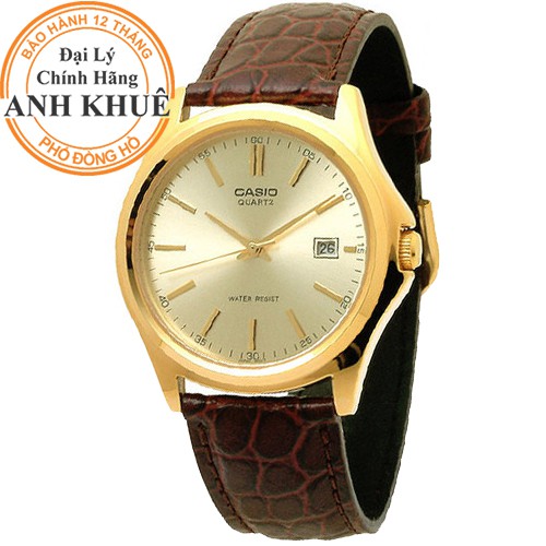 Đồng hồ nam dây da Casio chính hãng Anh Khuê MTP-1183Q-9ADF