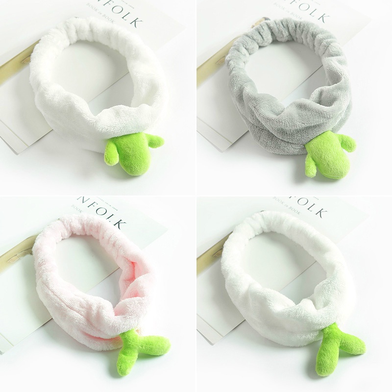 Băng đô trang điểm hình tai thỏ thời trang mùa hè Hàn Quốc đáng yêu